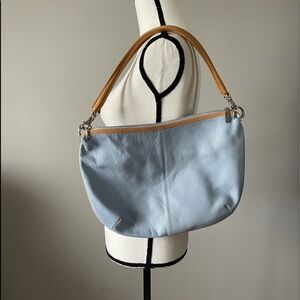 Maxx New York blue leather purse